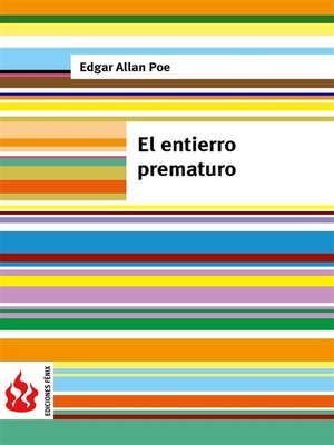 cover image of El entierro prematuro (low cost). Edición limitada